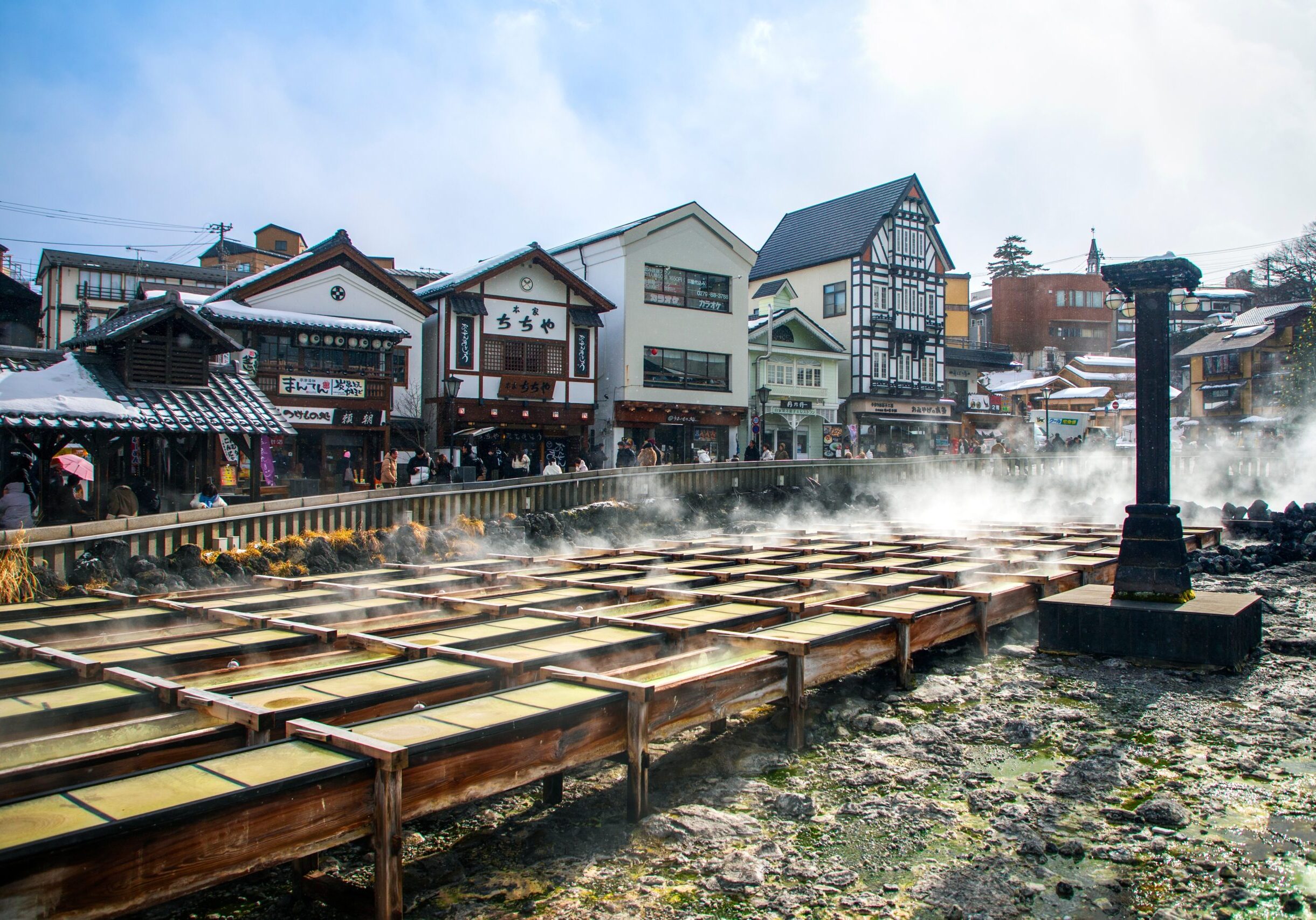 Gunma,,Japan-january,29,,2025:,Kusatsu,Onsen,Is,Located,In,Gunma